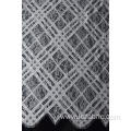 100% Nylon White Beautiful Panel Lace Fabric